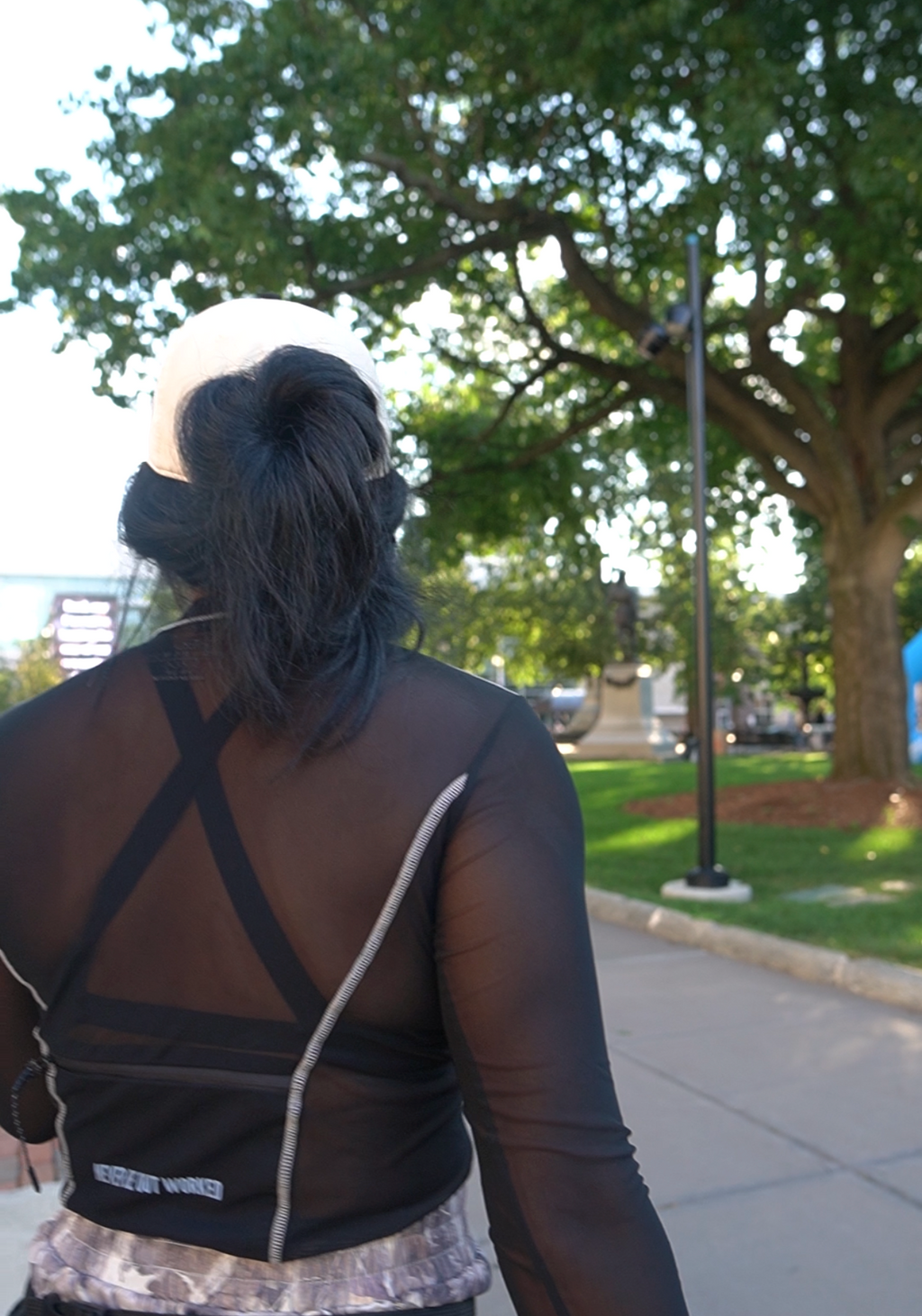 Black Mesh Running Layer