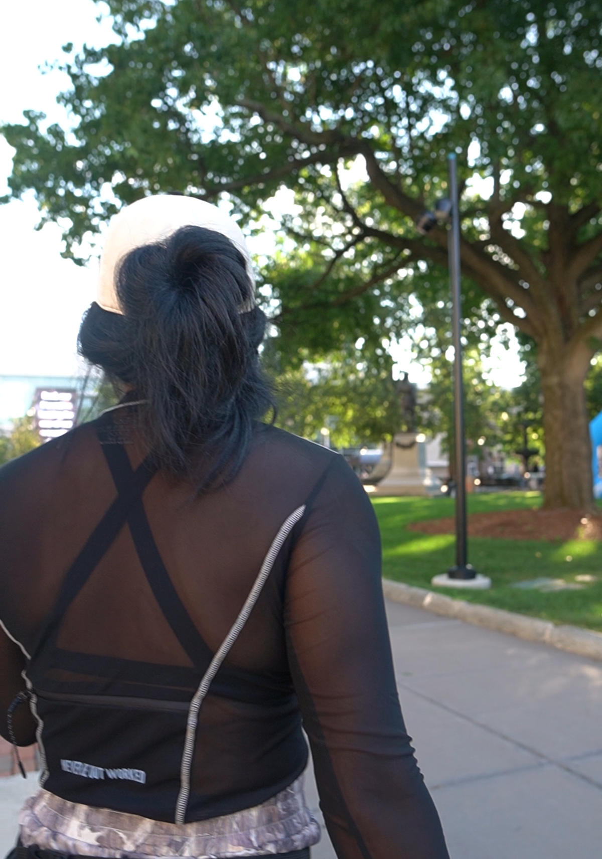 Black Mesh Running Layer