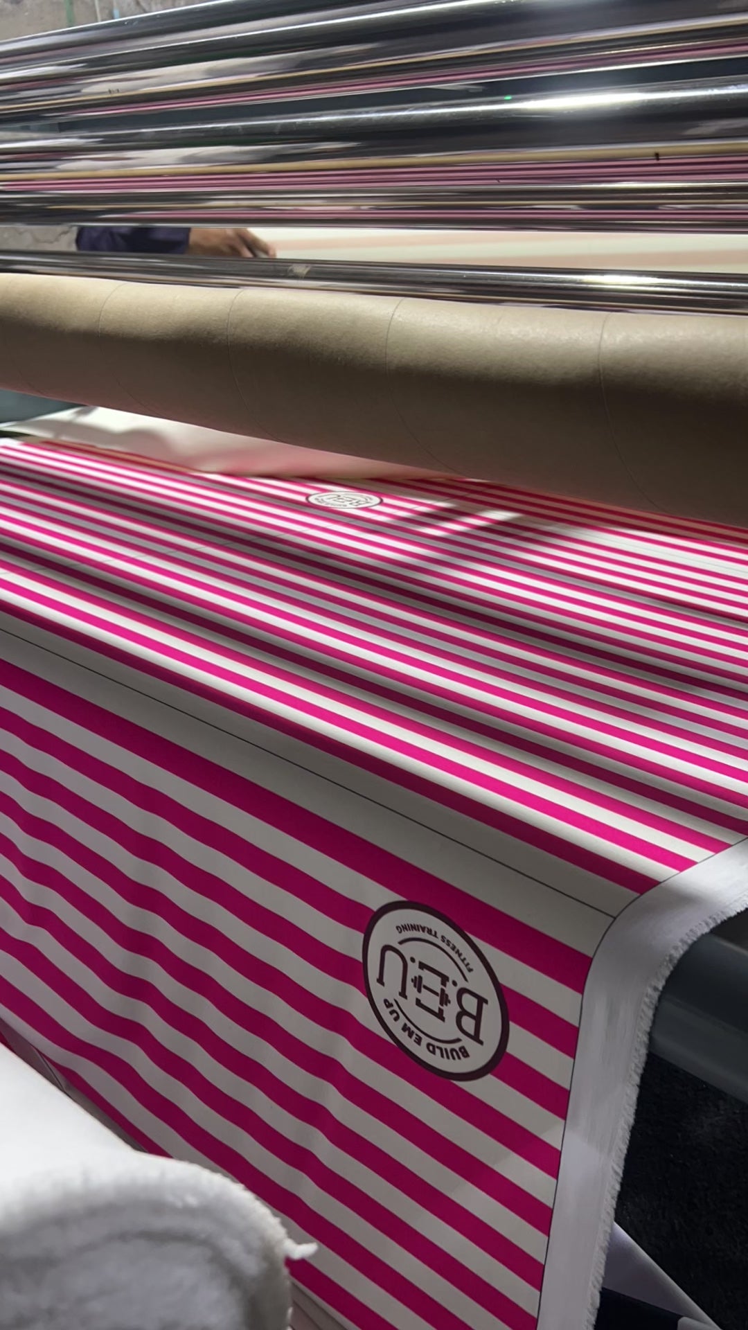 Pink Stripe Bandana