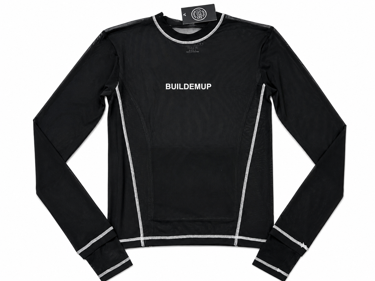 Black Mesh Running Layer